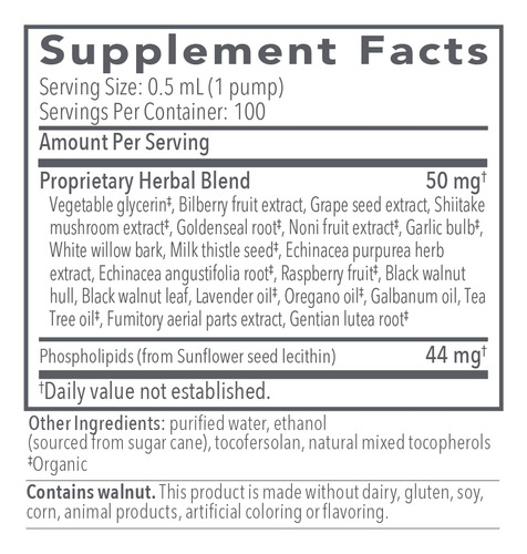 Biocidin Lsf Liposomal Formula Liquid 1.7 Oz By Bio-botanica