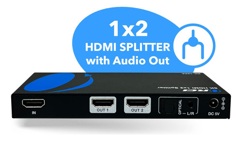 Splitter Orei 8k Hdmi Splitter 1 X 2 Con Audio 4k @ 120hz