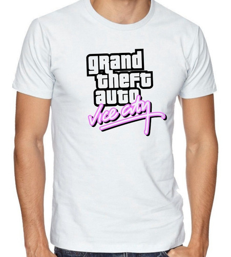 Remera, Gta Vice City, Grand Theft Auto, Remeras Gamer