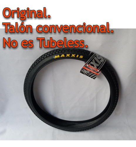 Imagen 2 de 9 de 1 Llanta Mtb Maxxis Holy Roller 26*2.40/talón Convencional