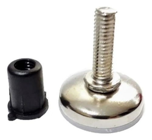 Hardt D33-M8 Kit 20 Sapata Niveladora 33mm Rosca M8 Com Bucha Pé P Moveis