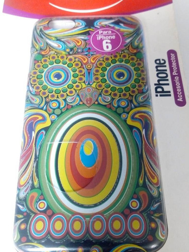 Protector Celular iPhone 6 Duplimax Tribal Buho Multicolor