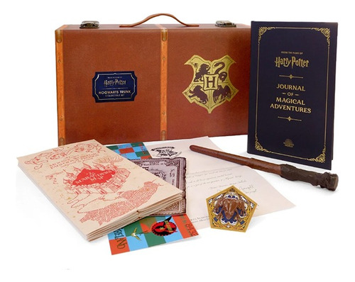 Imagen 1 de 6 de  Set Baúl De Hogwarts  Harry Potter Coleccionable