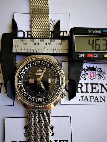 Orient Watch World Diver Jumbo Raro Coleção Cal 1942 Impecáv