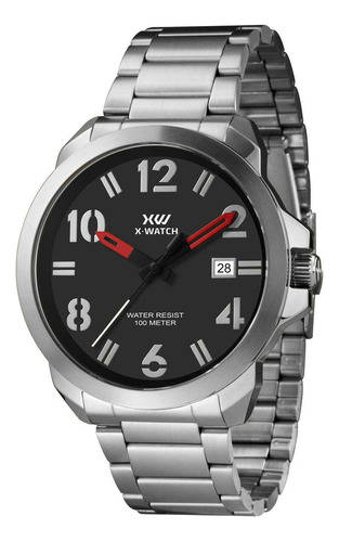 Relógio Masculino X-watch Analógico Prateado Xmss1055 P2sx