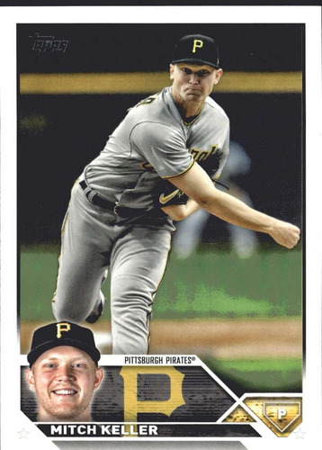 2023 Topps 442 Mitch Keller Pittsburgh Pirates Tarjeta Colec