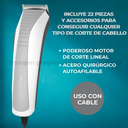 Cortador De Cabello Remington Kit 23 Piezas Cable Hc4050