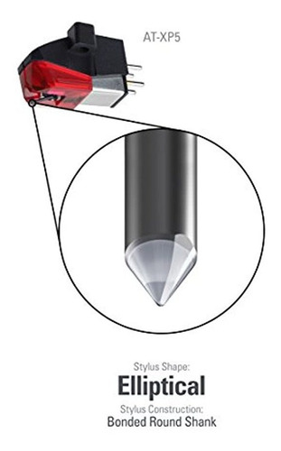 Imagen 3 de 3 de Cápsula Magnetica Audio Technica At-xp5 Pua Elíptica §