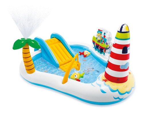 Centro De Juegos De Pesca Inflable Intex