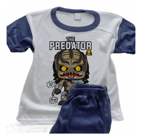 Pijama Personalizada Hombre Mujer Estampadas Depredador 7324