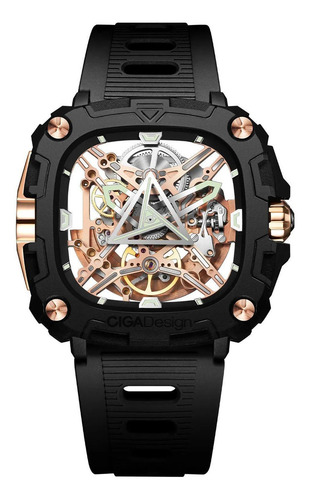 Reloj Ciga Design Hombre Series X Eye Of Horus Automatic Correa Gold