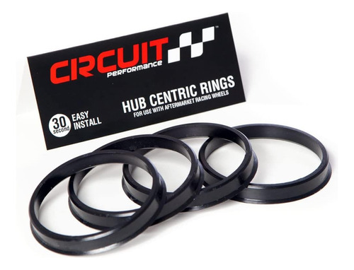 Circuit Performance Anillos Centrales De Cubo (paquete De 4)