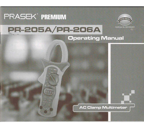 Pinza Amperimétrica Digital Pr-206a Prasek