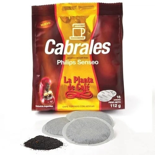 Imagen 4 de 6 de 12x Cafe Cabrales La Planta Hd1286 Philips Senseo Capsula