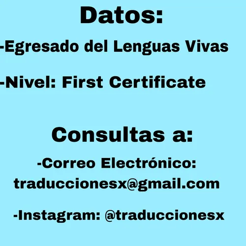 Traducciones De Inglés A Español O De Español A Inglés