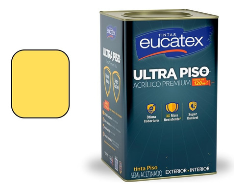 Tinta Para Piso Premium 18 Litros Eucatex - Escolha A Cor