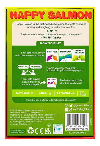 Kittens Explosivos Games De Fiesta Familiares De Salmón Feli