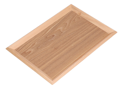 . Bandeja M For Servir, 36,5 X 27 Cm, De Madera, Sencilla,
