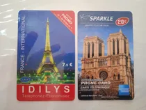 Comprar Tarjetas Telefónicas Torre Eiffel Catedral Notre Dame París 