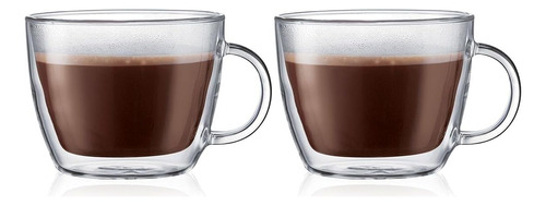 Café Latte Bodum Bistro De 2 Piezas De Doble Pared, 0.45 L,