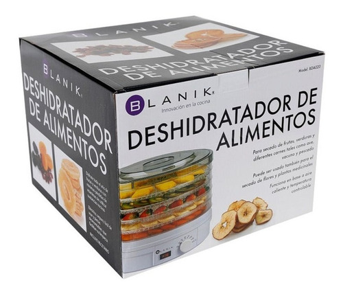 Imagen 3 de 3 de Blanik Deshidratador Alimentos Frutas Verduras // Ferrenet