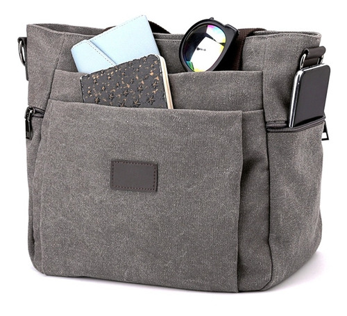 Bolsa Feminina Tiracolo Lona De Algodão C847