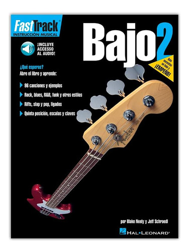 Libro: Fasttrack Bass Method 2 - Edición En Español (fast Tr