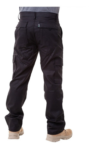Imagem 4 de 6 de Calça Militar Tática Masculina 06 Bolsos Reforçada Rip Stop