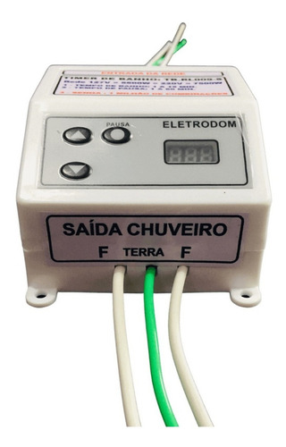 El temporizador de ducha eléctrico para baño corta la energía