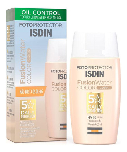 Isdin Protetor Fusion Cor Clara 50ml + Isdin Micellar 400ml