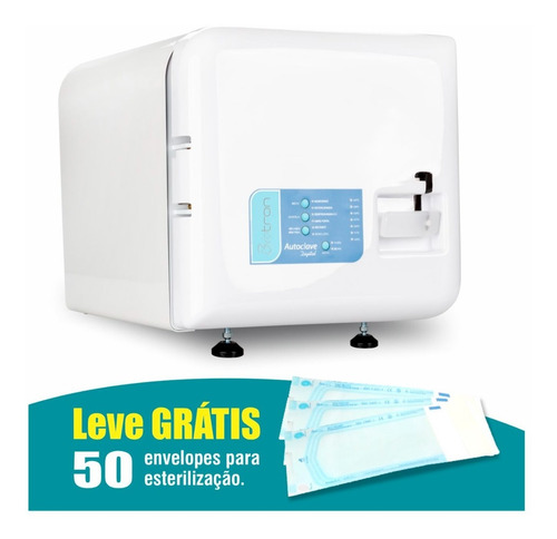 Imagem 2 de 4 de Autoclave Esterilizadora Biotron 5 Litros Digital Inox Nova