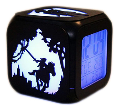 Reloj Despertador Estéreo 3d De Star Wars, Luz Nocturna Led