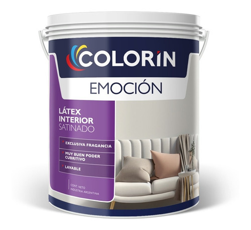 Látex Interior Emoción Satinado Colorin 4 Lt