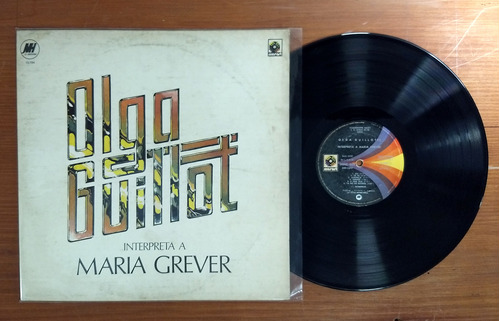 Olga Guillot Interpreta A Maria Grever 1978 Disco Lp Vinilo