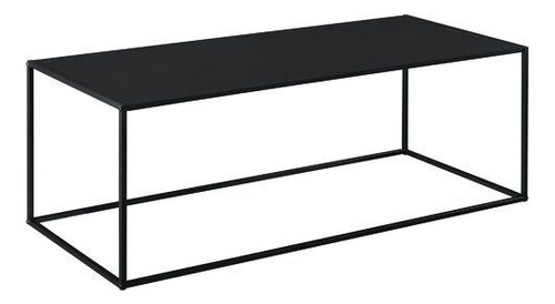 Mesa De Centro Hierro Chapa Minimalista Industrial 100x50