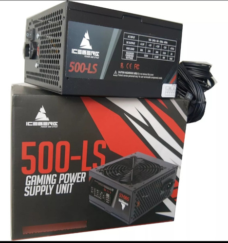 Fuerte De Poder Real Iceberg 500-ls Atx 500w