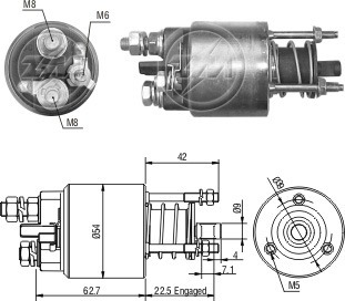 Solenoide O Automatico Fiat Palio Zm 6395