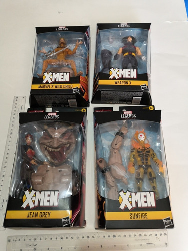 Sugar Man Baf Weapon X Sunfire Jean Grey Wild Child Legends 