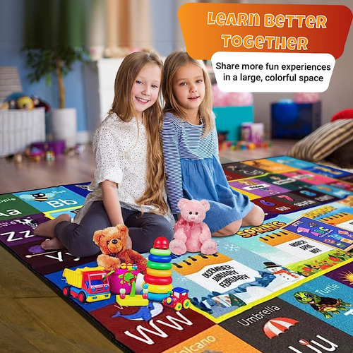 Alfombra Para Niños Del Alfabeto En Ingles