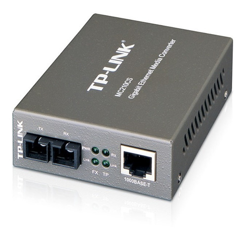 Convertidor Multimedia Mono-modo Gigabit Rj45 Tplink Mc210cs