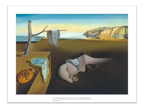 Lamina Fine Art La Persistecia De La Memoria Dalí 60x80 