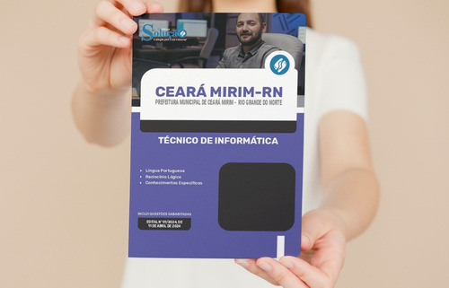 Apostila Ceará Mirim Rn 2024 - Técnico De Informática - Editora Solução