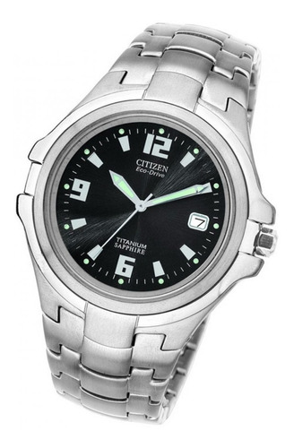 Reloj Citizen Bm1290-54f -54l Titanium Ecodrive Zafiro Promo