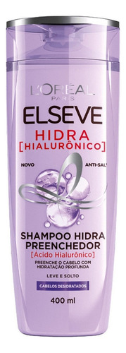 Elseve Shampoo Rellenador Hidra Hialurónico 400ml 