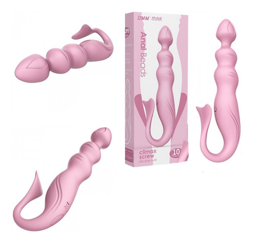 Imagen 1 de 5 de Vibrador Plug Anal Consolador Dildo Juguetes Sexuales Adulto
