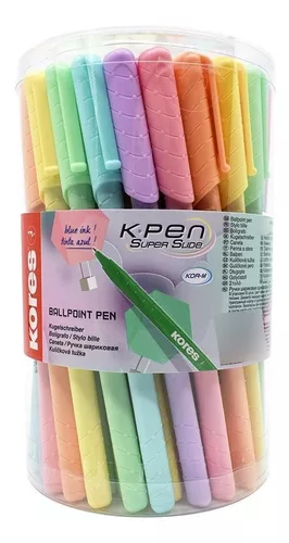 Pack de 50 Bolígrafos Plásticos Bremen Metal - Grip Azul / Tinta Azul