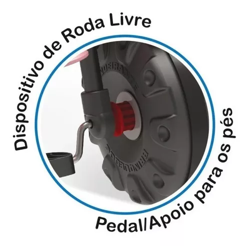 Triciclo Infantil - Triciclo Smart Plus - Bandeirante - superlegalbrinquedos