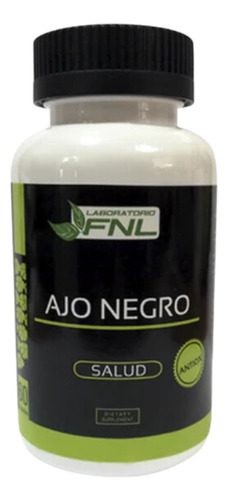 Ajo Negro Black Garlic 60 Cáps Migraña Presion Antioxidante