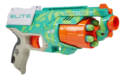 Nerf Elite Disruptor Blaster Dynamic Green - Tambor Giratori