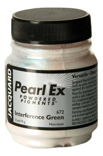 Jac-jpx1672 Pearl Ex Pigmento Polvo, 0.5 Onzas, Verde I...